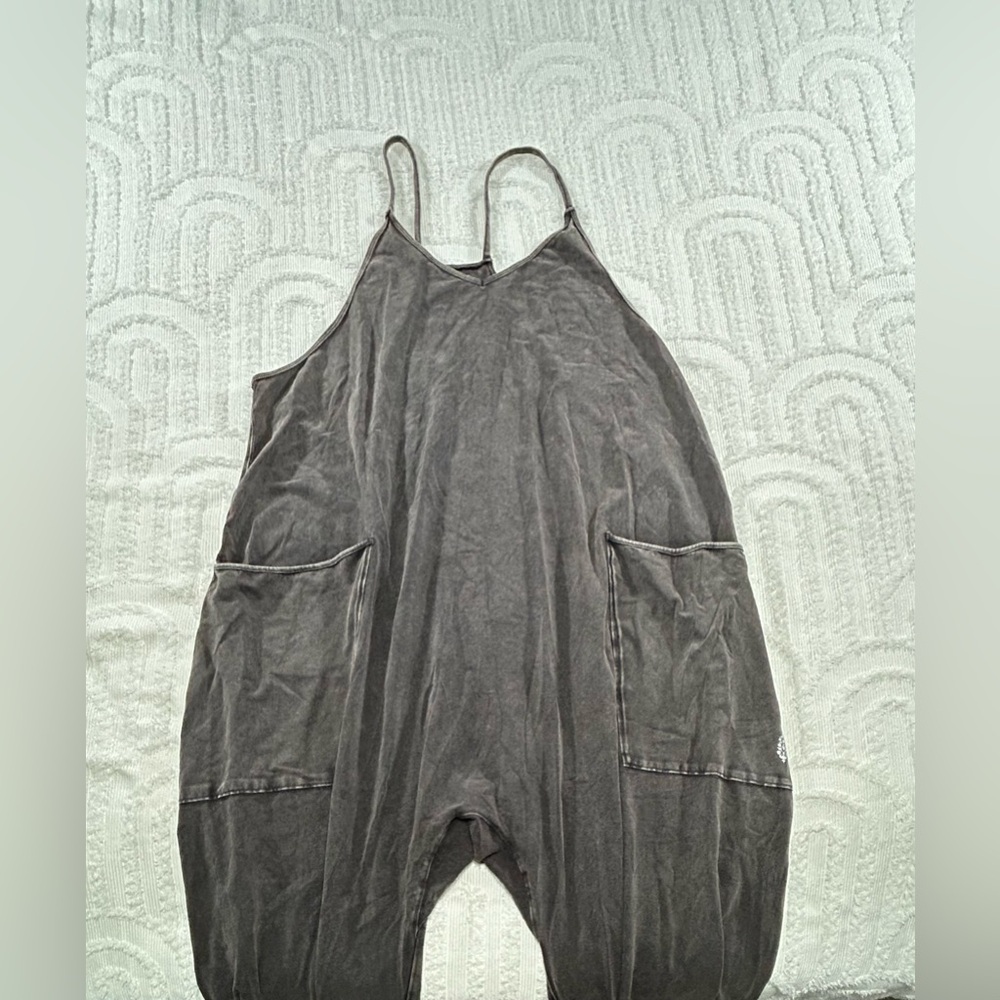 FP MOVEMENT BY FREE PEOPLE Hot Shot Onesie Washed Black M NWOT FP-359 - Picture 6 of 11